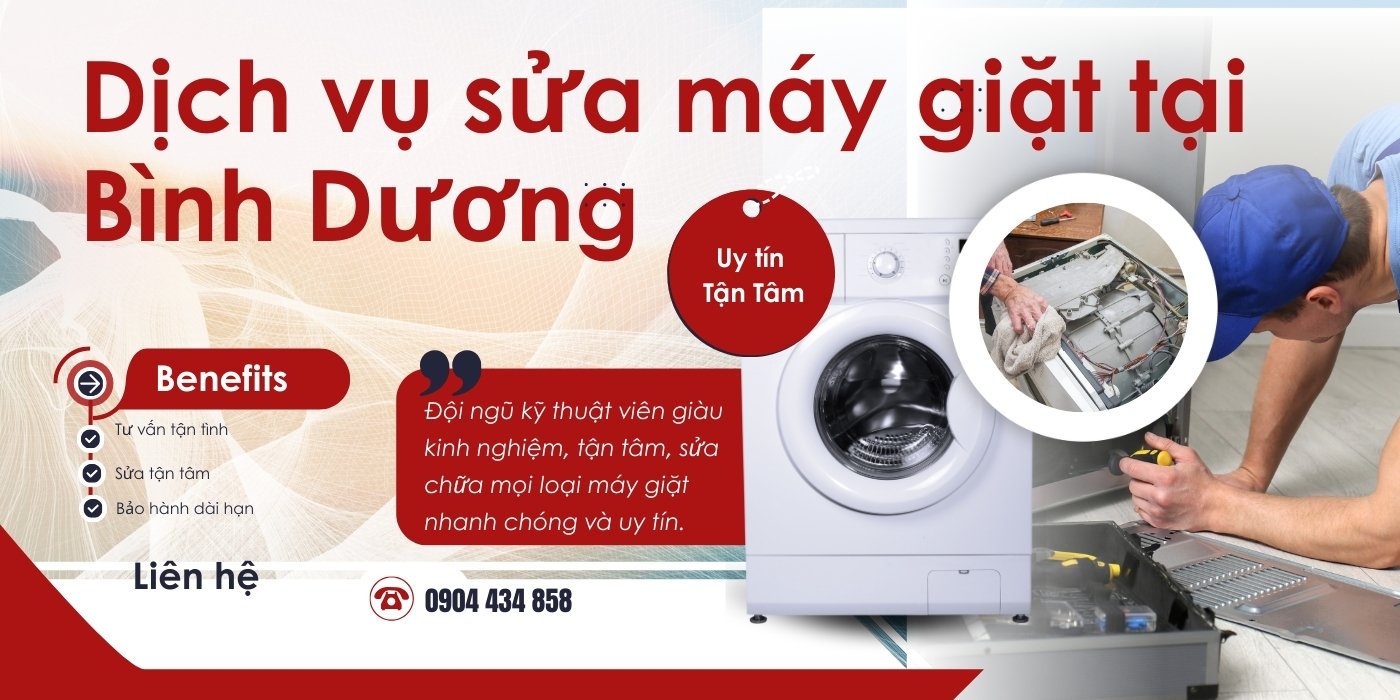 Dịch vụ sửa máy giặt tại Bình Dương Quảng Long