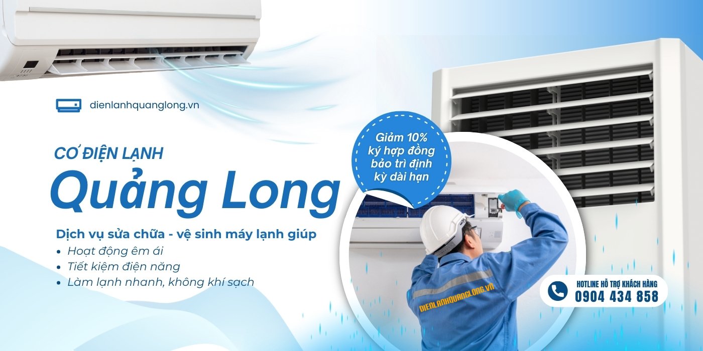 Sửa máy lạnh bình dương Quang Long