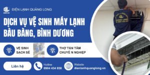 Vệ sinh máy lạnh Bến Cát - Vệ Sinh Máy Lạnh Quang Long
