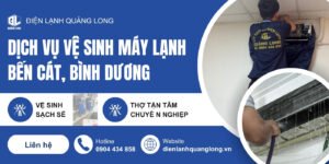 Vệ sinh máy lạnh Bến Cát - Vệ Sinh Máy Lạnh Quang Long