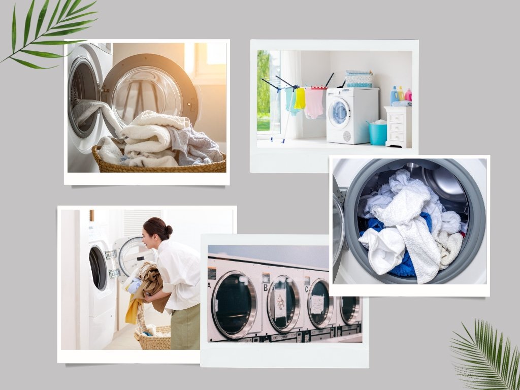 Máy giặt sạch sẽ sau khi được vệ sinh chuyên nghiệp tại Thuận An.