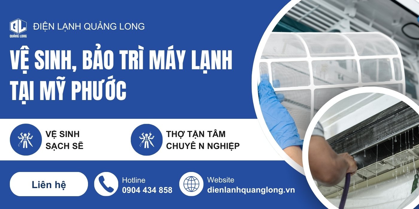 Vệ Sinh Bảo Trì Máy Lạnh Tại Mỹ Phước Bến Cát