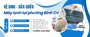Vệ sinh, sửa chữa máy lạnh phường Bình Cơ