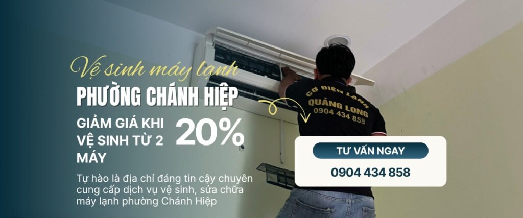 vệ sinh, sửa chữa máy lạnh phường Chánh Hiệp