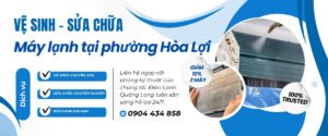 Vệ sinh, sửa chữa máy lạnh phường Hòa Lợi