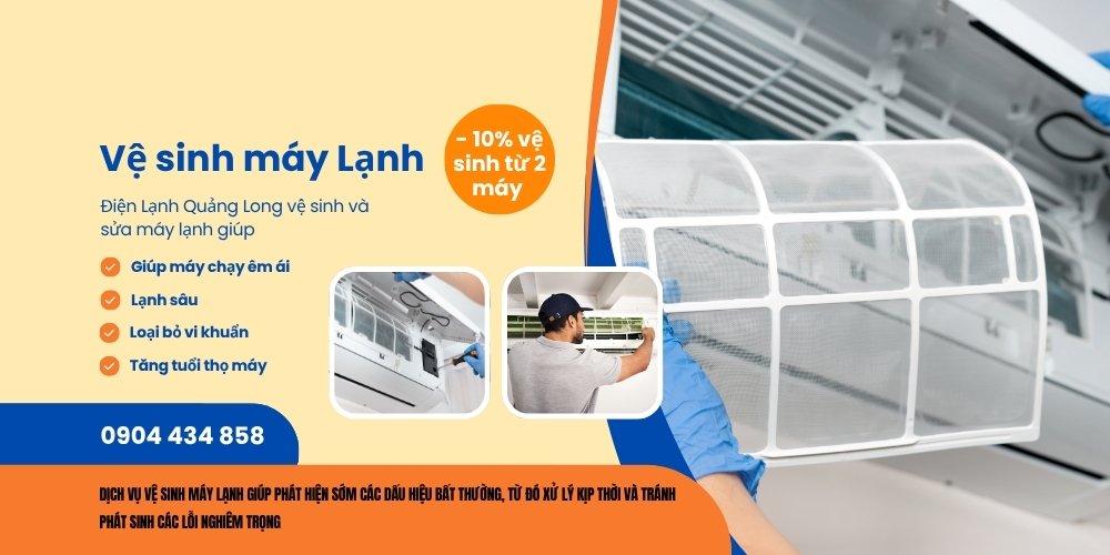 ve sinh may lanh QuangLong