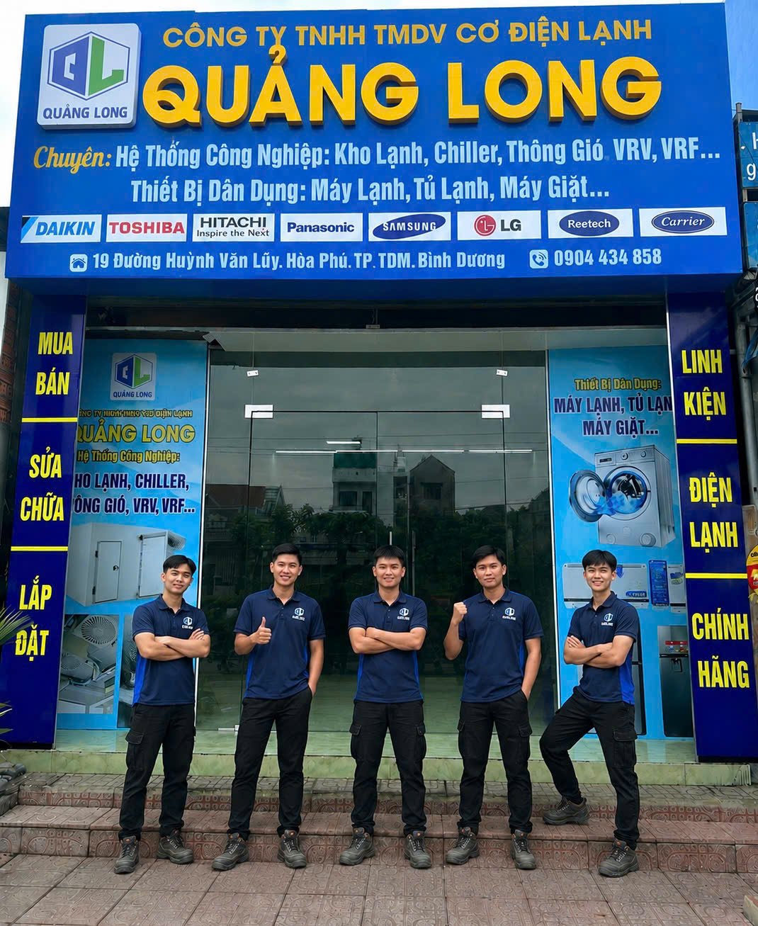 sửa máy lạnh Bình Dương